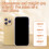 Fake Phone Prop Gold Non-Working Dummy 15 6