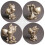 Supvox Messing-Dinosaurierstatue im Retro-Stil, dekoratives Ornament 5