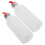 MUSEYA Silikonklämflaskor för såser, flerfärgade 2-pack 6
