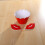 Soimiss Valentinstag Cupcake-Topper rot 12 Stück 4