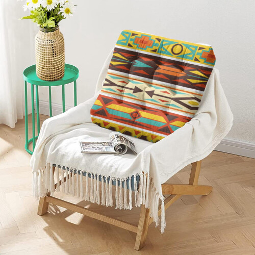 Almofada de meditação quadrada de veludo holandês de 22 polegadas (56 cm). 2