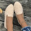 Γυναικείο σουέτ slip-on φλατ παπούτσι με στρογγυλή μύτη, μέγεθος 7,5US 4