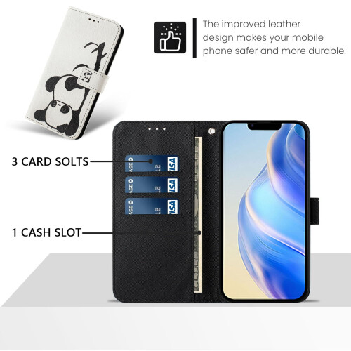 Θήκη πορτοφολιού Motorola G Play5G2024 με μαγνητικό δερμάτινο κάλυμμα 1