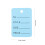 Blue writable paper tags with string 1000 pcs 2