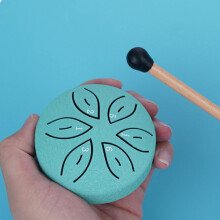 Carbon Steel Tongue Drum 3 Inch for Meditation Yoga Travel