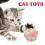 Giocattoli per gatti, peluche, 6 pezzi 8