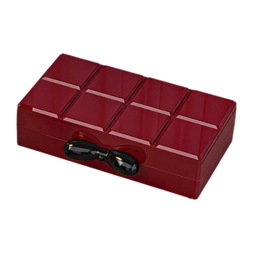 Boîte à bijoux avec couvercle et compartiment portable 1