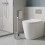 Brosse WC grise avec manche confortable 16,38 x 4,17 6