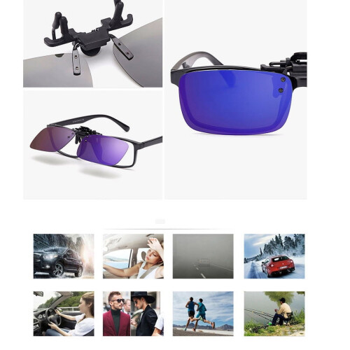 Γυαλιά ηλίου Tooloflife Polarized με κλιπ UV400Protection 2