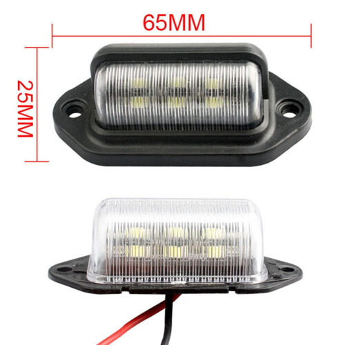 LED nummerpladelys til SUV lastbil trailer varevogn 6-pak 1