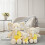 Coussin éléphant en peluche décoratif 61 cm 7