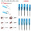 Set di mini cacciaviti a taglio da 1,5/2/3 mm (10 pezzi) 5