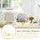 Yellow Standing Vanity Mirror Home Dressing Table 4