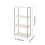 4-Tier Ventilated Shelving Unit Light Duty 4 Shelf 3