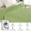 Fleece Throw Blanket Soft Breathable Polyester Green 5