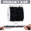Polyester Tinsel Garland Black 20mm 20m per set 2