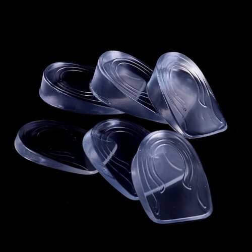 Silicone Heel Insole Pair for Height Increase 2