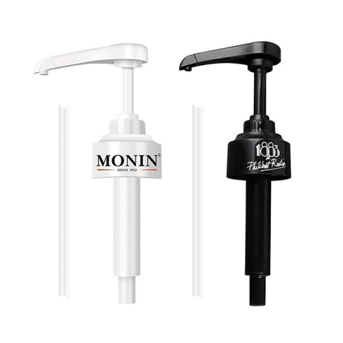 Coffee Syrup Dispenser Black 1L 10mL Pump 2