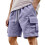 Herr Cargoshorts Lila XXL 7 tum innerbenslängd 4