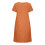 Damenkleid aus Baumwollleinen, Orange, Größe M 6
