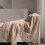 Fringe Decorative Throw Blanket Acrylic Knitted 67.7x50 Inch 2
