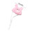 Stickad minimössa för smådjur i rosa gris 2
