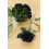Rosa artificiale color rosa antico, 1 pezzo con stelo lungo 3