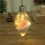 LED Light Bulb Ornament Purple Hydrangea 1 pc 5