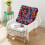 Boho Meditation Cushion Paisley Square 22x22 2