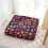 Boho Meditation Cushion Paisley Square 22x22 3