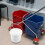 Bucket with Lid and Handle 2L 2 Pack 7