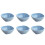 Assiettes carrées réutilisables de 10 cm (lot de 6) 2