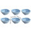 Assiettes carrées réutilisables de 10 cm (lot de 6) 3