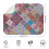 Boho-Trockenmatte mit Blumenmuster, Mikrofaser, 45,7 x 61 cm 2