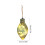 Purple Hydrangea LED Christmas Ornament Glass 1 pc 3