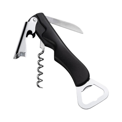 Ouvre-bouteille et tire-bouchon portable avec coupe-capsule 1