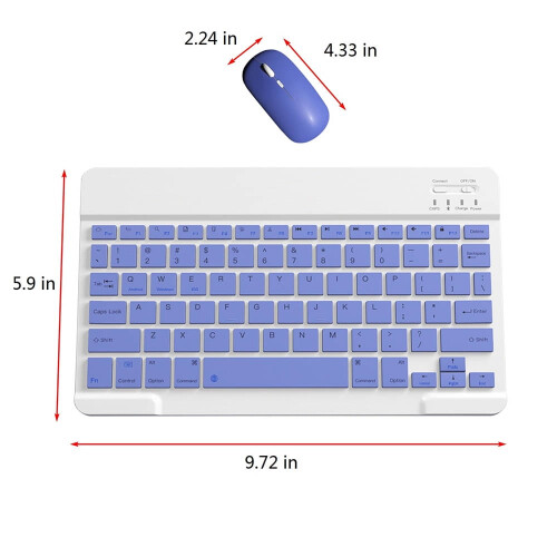 Combo tastiera e mouse wireless SuoKom a 78 tasti, silenzioso 1