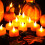 Πορτοκαλί LED ρεσώ για Halloween που τρεμοπαίζουν και αφήνουν κεριά χωρίς φλόγα 7