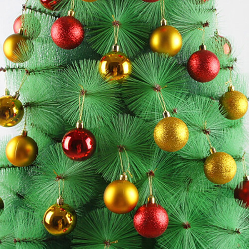 Boules de Noël SRUILUO incassables, lot de 24, 30 mm 1