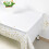 Sneeuwvlok plastic tafelkleed wit 107,9 inch 5