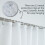 Boho Duschdraperi Svart Vit Randig 72x72 Tum 5