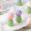 Scented Candles Set Floral Shape 6-Pack 6