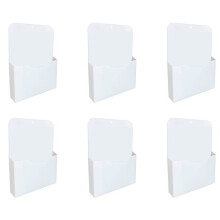 6X Magnetic File Holder - Magnetic Paper Holder, Pocket Organizer Office Supplies Storage Mail Organizer for Notebooks