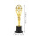 LEORX Competition Trophy Golden Plastic 3 pcs 8
