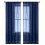 Lightweight Brown Curtains 100x250cm Polyester Rod Pocket 1 5