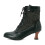 Women's Winter Boots Lace-Up Pointed Toe Chunky Heel Ankle 5