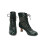 Women's Winter Boots Lace-Up Pointed Toe Chunky Heel Ankle 6