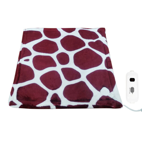 Couverture chauffante électrique rectangulaire en flanelle, réglable 1