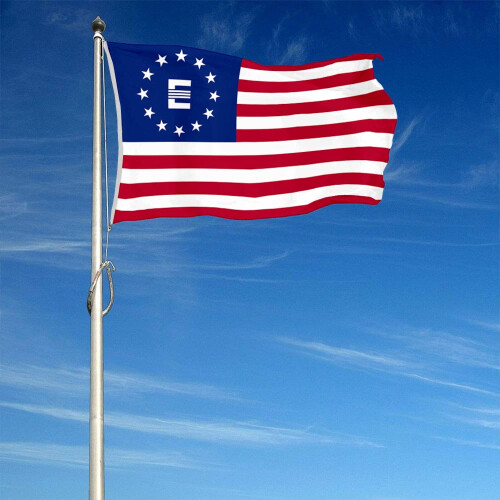 Bandera estadounidense de doble cara, 3 capas, 2x3 pies 1