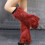 Women's Solid Soft Fleece-Lined Leggings Pair Pink 3